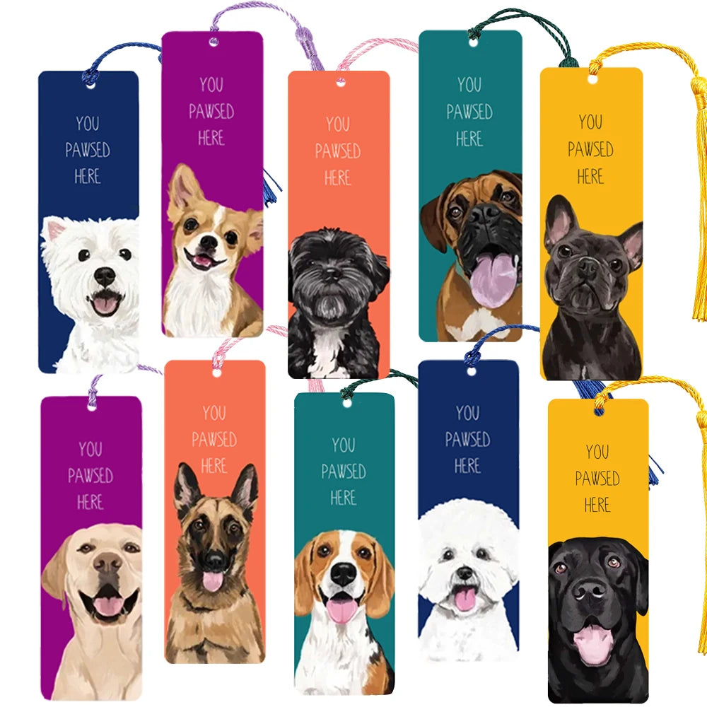 Cute Dog Bookmarks - Adorable Reading Accessories for Dog Lovers & Book Enthusiasts