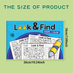 Look & Find Coloring Workbook for Kids — Shapes, Colors & Handwriting Activities, Ages 3–6