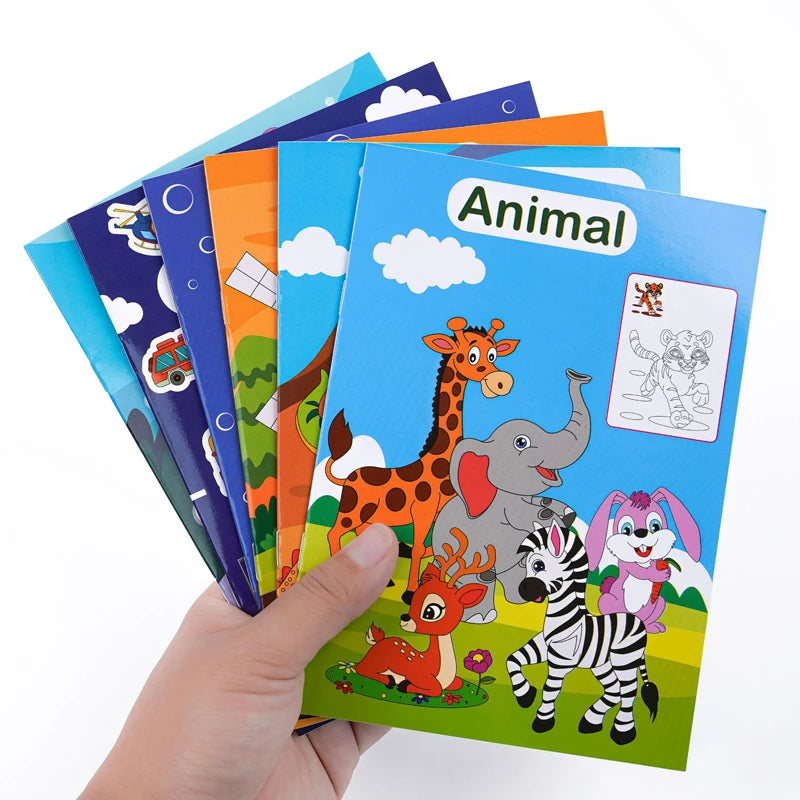 6 Themed Coloring Books for Kids & Teens – Art, Creativity & Stress Relief
