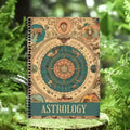 Retro Astrology Spiral-Bound Guide - Illustrated Beginner's Handbook