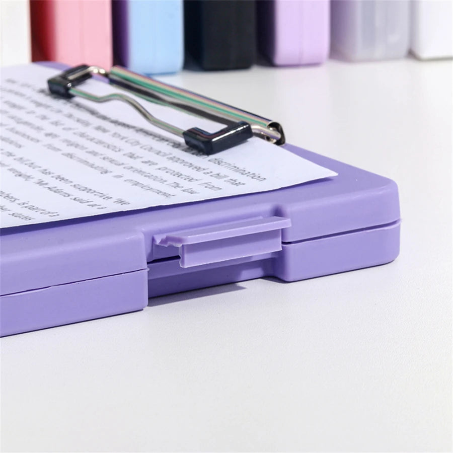 A4 Multifunctional Folder & Clipboard by Kolorowys - Document Storage + Writing Board | 5 Colors | Office & Study Essential