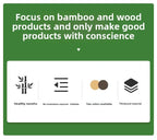 Foldable Bamboo Desk with Built-In Storage Shelf – No-Assembly Space-Saving Study & Computer Desk for Bedroom & Small Spaces