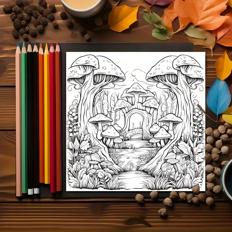 Art & Graffiti Coloring Book — 22 Pages of Bold Creative Designs for All Ages
