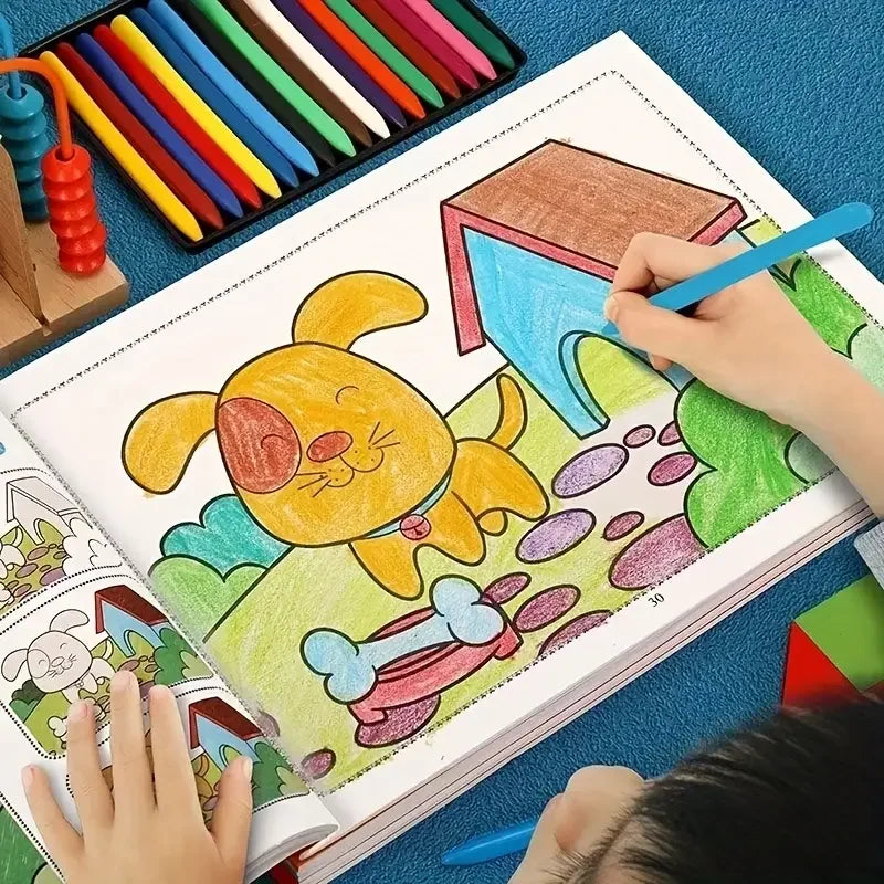 My First Drawing & Coloring Book — 46 Pages of Creative Fun for Toddlers & Young Kids