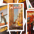 The Pulp Tarot by Todd Alcott - 78-Card Deck with Gilded Edges & Hardcover Box