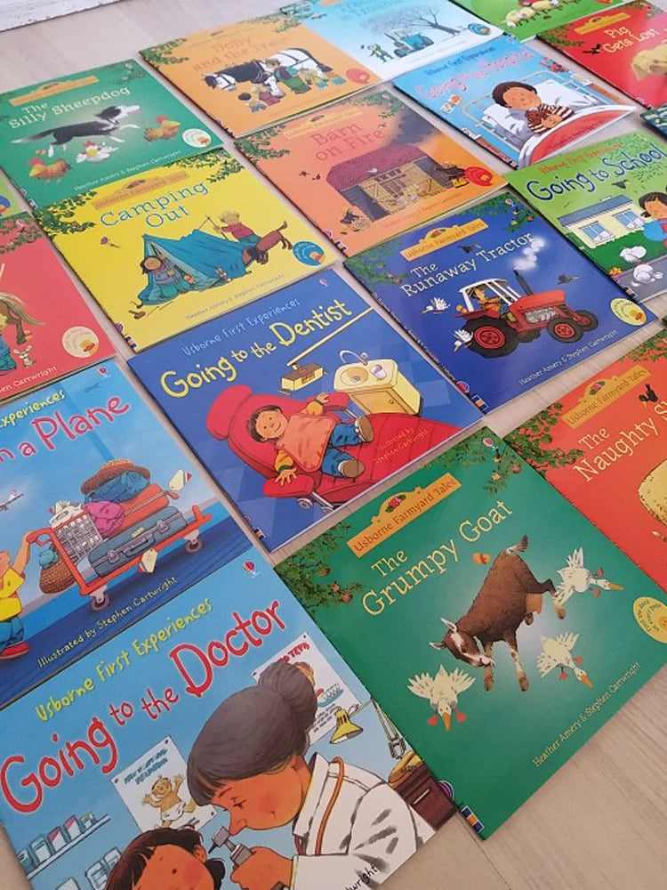 Usborne Farmyard Tales & First Experiences by Heather Amery - 10 or 20 Books Set | Classic Early Reader Series