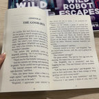 The Wild Robot Trilogy by Peter Brown - Complete 3-Book Set | DreamWorks Film