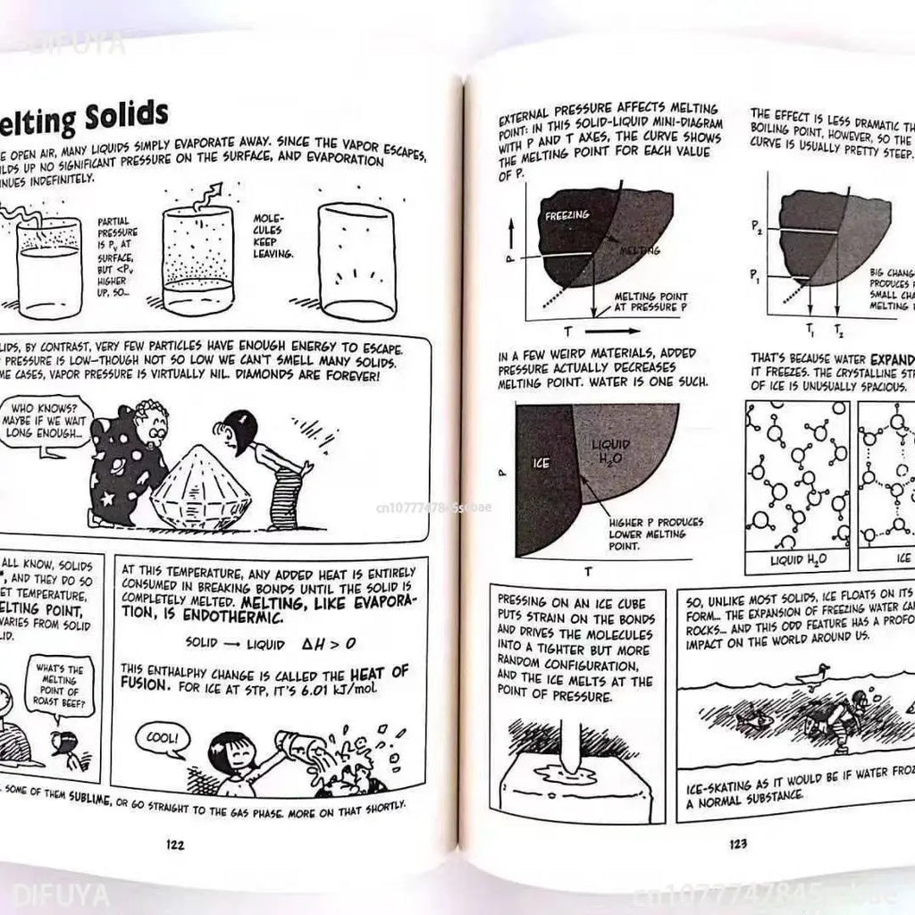 The Cartoon Guide Series by Larry Gonick - 8 Book Educational Set