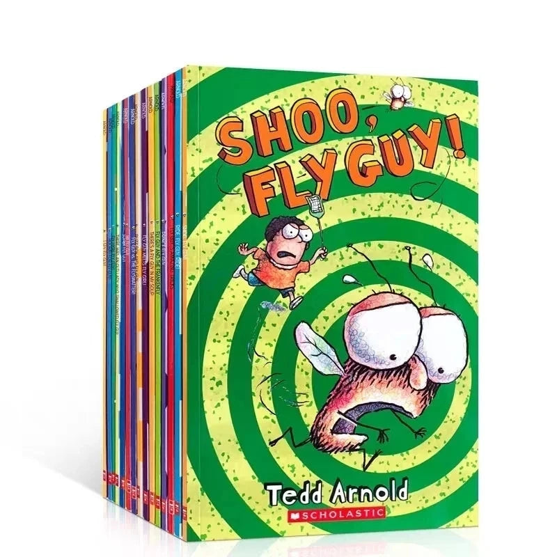 Fly Guy Series Complete Collection by Tedd Arnold - 15 Books Set | Award-Winning Early Reader Series