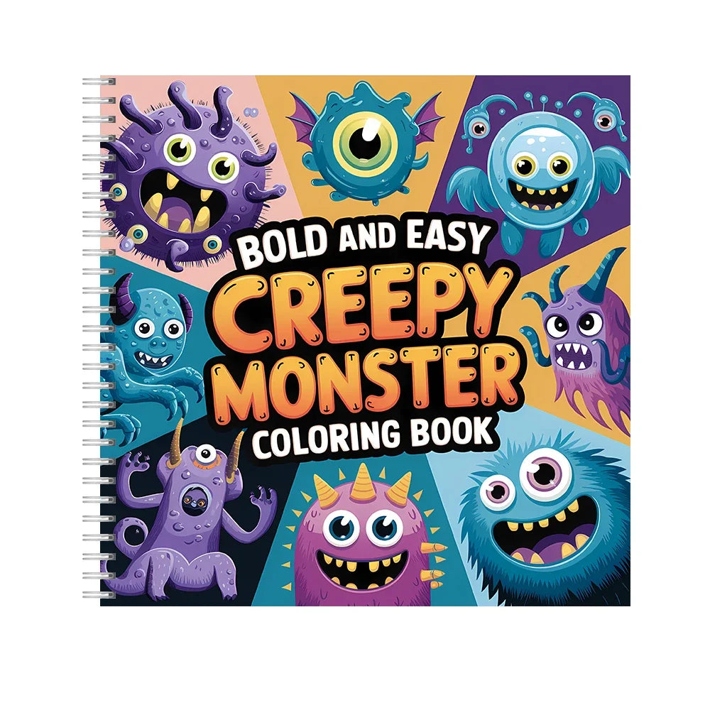 Bold and Easy Adult Coloring Books – 11 Fun Themes to Choose From | Spiral-Bound, 28 Pages