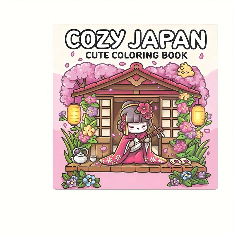 Themed Coloring Book - 28 Pages, 12 Styles to Choose From