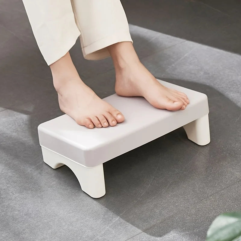 Ergonomic Under-Desk Footrest with Cushion & Rotating Surface – Office, Sofa & Study | Blue, Grey & White