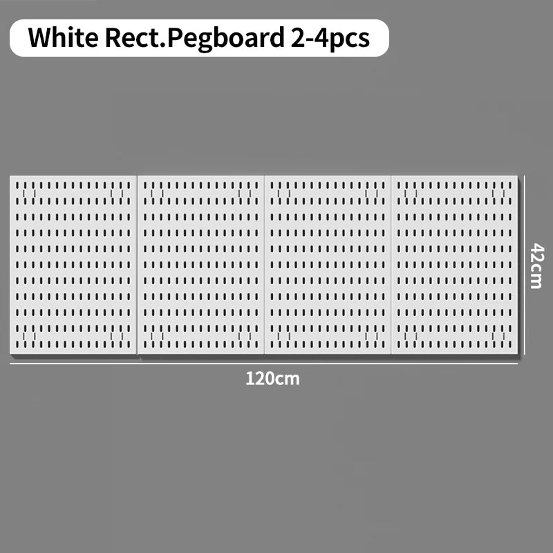 Modular Pegboard Organizer System – Wall & Desk Mountable | Boards, Mounting Kits & Accessories
