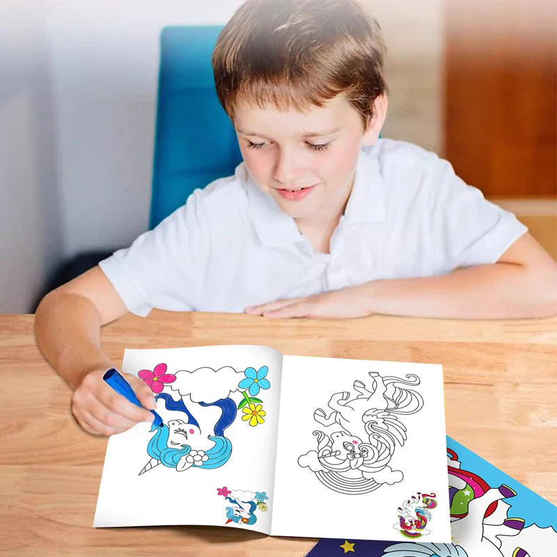 6 Themed Coloring Books for Kids & Teens – Art, Creativity & Stress Relief