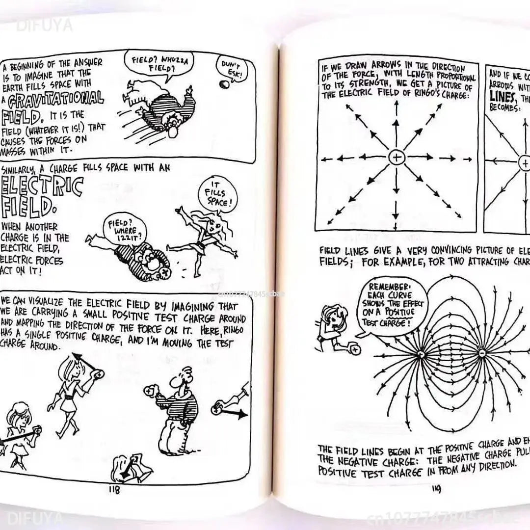 The Cartoon Guide Series by Larry Gonick - 8 Book Educational Set