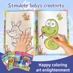 Children's Coloring Book Set – Ocean, Animals, Space & Dinosaurs | Educational Art Gift for Kids
