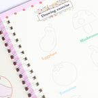 Magic Reusable Writing Practice Books | 4-Book Set with Auto-Disappearing Ink Pen