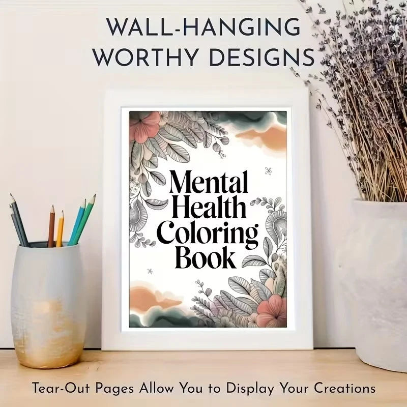 Inspirational Quotes Coloring Book - Positive Affirmations for Mental Wellness