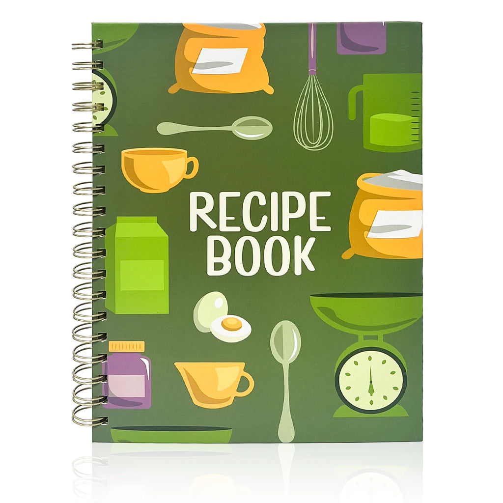 80-Sheet Blank Recipe Notebook - My Recipe Book for Writing Your Own Recipes