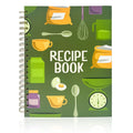 80-Sheet Blank Recipe Notebook - My Recipe Book for Writing Your Own Recipes