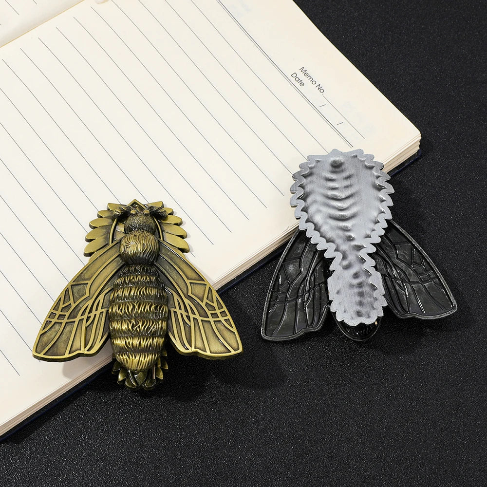 Vintage Metal Butterfly Clip - Elegant Bookmark & Document Organizer in 4 Finishes