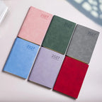 2027 Schedule Notebook – A5 Portable Planner | 365-Day Agenda with Monthly, Weekly & Daily Pages | PU Leather Cover | 6 Colors