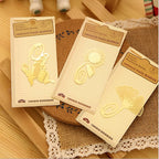 Gold Metal Bookmark - Botanical & Insect Designs | Flowers, Butterflies & More | 8 Designs | Elegant Reading Accessory & Gift
