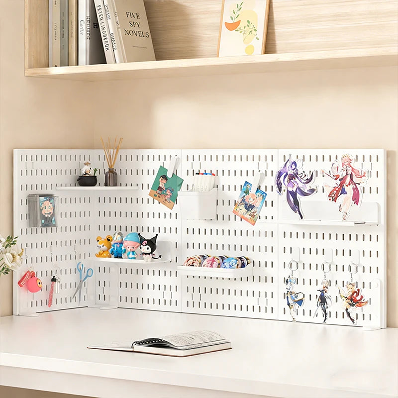 Modular Pegboard Organizer System – Wall & Desk Mountable | Boards, Mounting Kits & Accessories