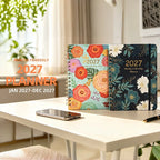 2027 Weekly & Monthly Planner – A5 Spiral Agenda | 100gsm, Monthly Tabs, Inner Pocket | 17 Illustrated Cover Designs