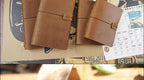 Genuine Leather Refillable Travel Journal - Handmade Retro Notebook with 192 Pages