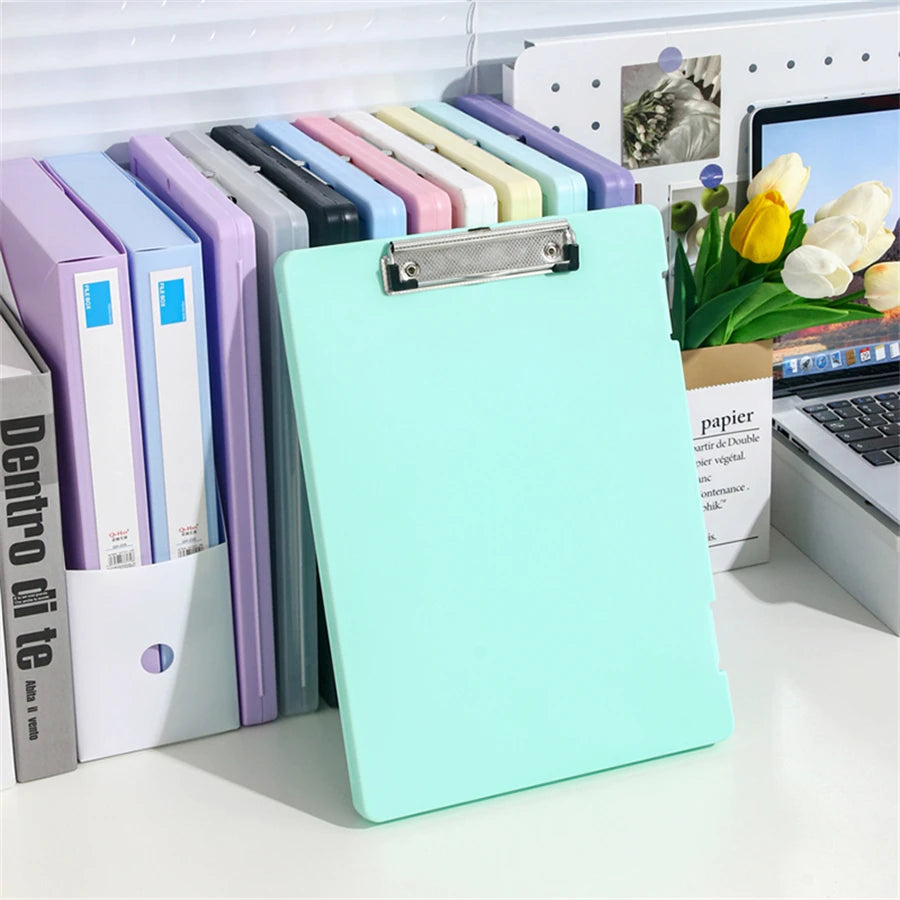 A4 Multifunctional Folder & Clipboard by Kolorowys - Document Storage + Writing Board | 5 Colors | Office & Study Essential