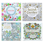 Adult Coloring Book — 24 Pages of Intricate DIY Illustrations for Stress Relief & Creative Flow