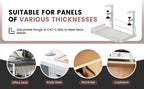 Under-Desk Hanging Storage Rack - Multi-Compartment Organizer | Small or Large | White or Black | Office & Home Workstation