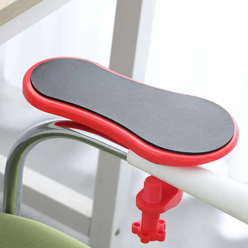 Attachable Desk Armrest & Mouse Pad – Rotatable Wrist Rest with Clamp | Ergonomic Office Accessory