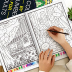 Color by Number Coloring Book for Adults — 20+ Pages of Calming, Guided Designs