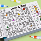Interactive Seek & Find Coloring Book for Kids - Educational Activity Book