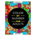Color By Number Adult level Coloring Book - 190 Pages for Stress Relief & Relaxation