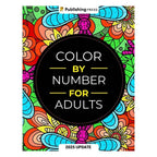 Color By Number Adult level Coloring Book - 190 Pages for Stress Relief & Relaxation