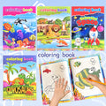 Children's Coloring Book Set – Ocean, Animals, Space & Dinosaurs | Educational Art Gift for Kids