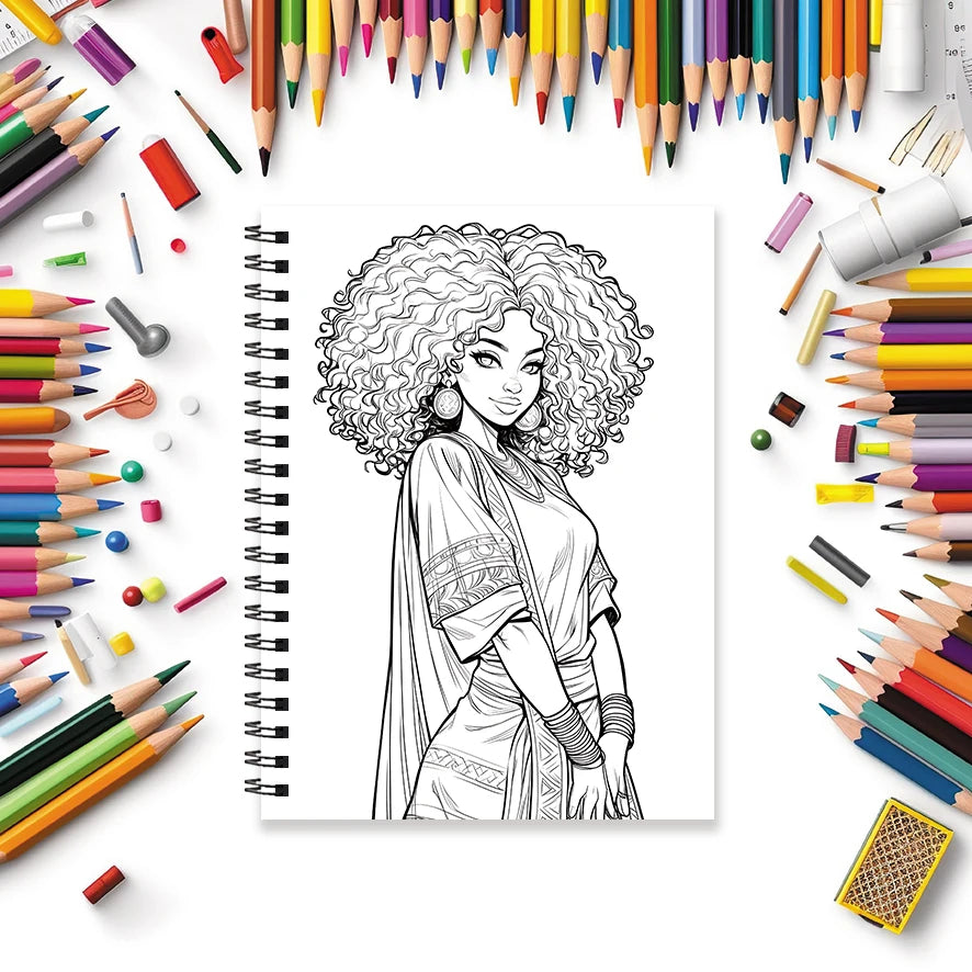 Elegant Women's Fashion Coloring Book - Celebrate Style & Beauty (32 Pages)