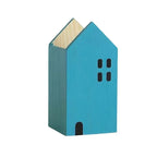 Wooden House Pen Holder - Cute Bookshelf-Style Desktop Organizer & Storage Box