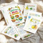 Wholesome Meals Recipe Cards – 30 Cards with Ready-to-Cook Recipes | Healthy, Simple & Family-Friendly | Beginner-Friendly Meal Prep