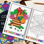 Color by Number Coloring Book for Adults — 20+ Pages of Calming, Guided Designs