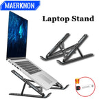 Adjustable Foldable Laptop Stand — Portable Ergonomic Holder for MacBook, iPad & Tablets