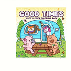 Themed Coloring Book - 28 Pages, 12 Styles to Choose From