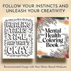 Inspirational Quotes Coloring Book - Positive Affirmations for Mental Wellness