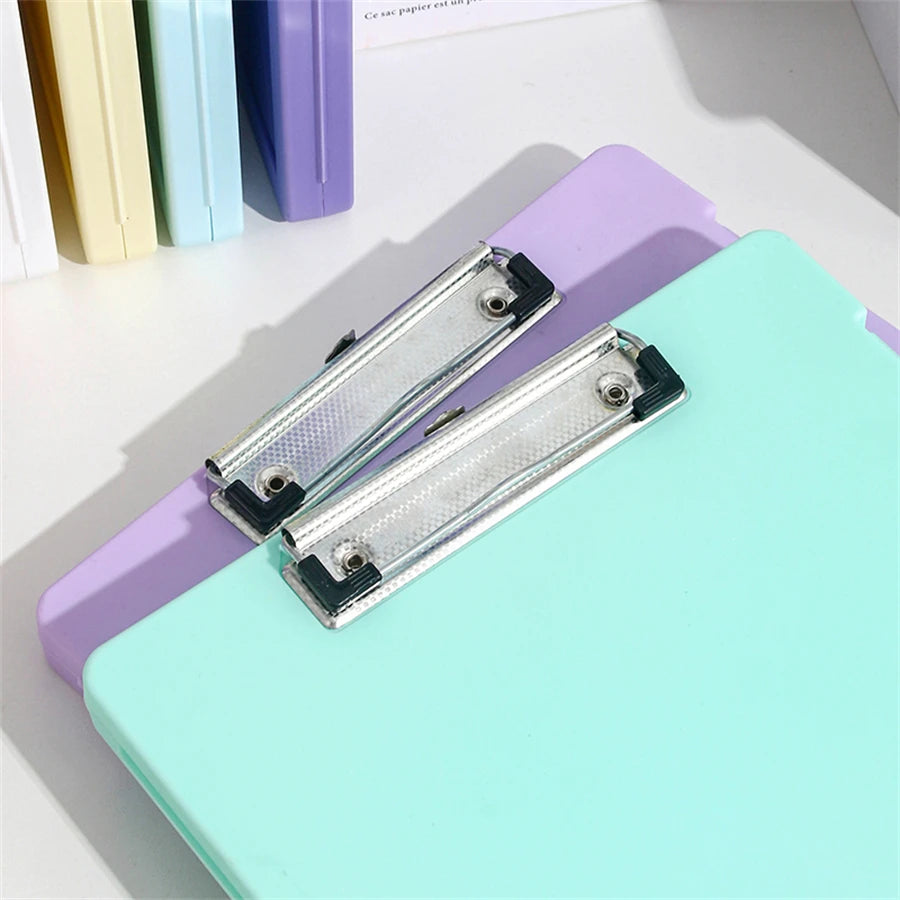 A4 Multifunctional Folder & Clipboard by Kolorowys - Document Storage + Writing Board | 5 Colors | Office & Study Essential