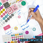 Aesthetic Planner Stickers – 12 Sheets | 650 or 720 Stickers | Holidays, Goals, Quotes, Habits, Finance & More