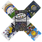 Doodle Tarot by Em K. Holloway - 78 Card Study Deck for Beginners | Keywords on Every Card | Wicked Hollow