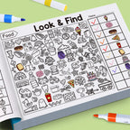 Interactive Seek & Find Coloring Book for Kids - Educational Activity Book